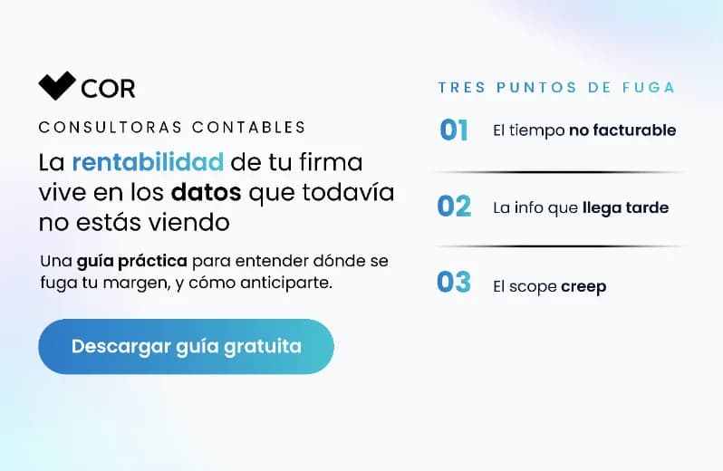 Guía práctica de rentabilidad para consultoras contables
