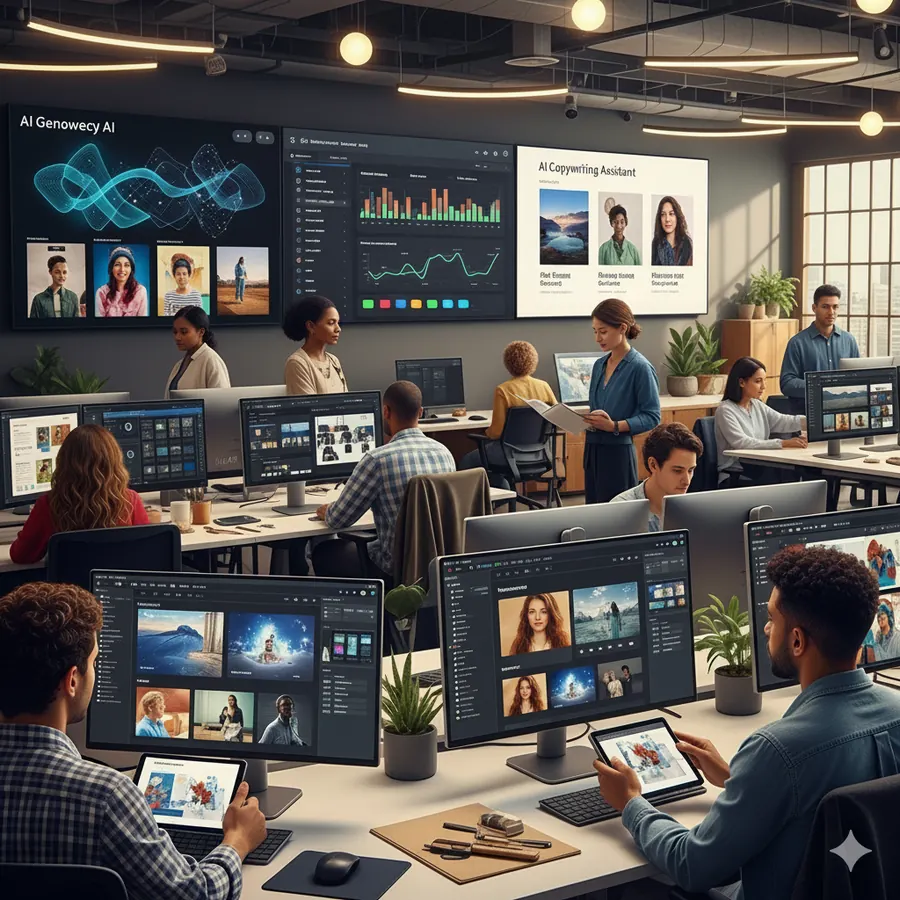 ¿Cuáles son las aplicaciones de AI que están revolucionando el trabajo creativo?