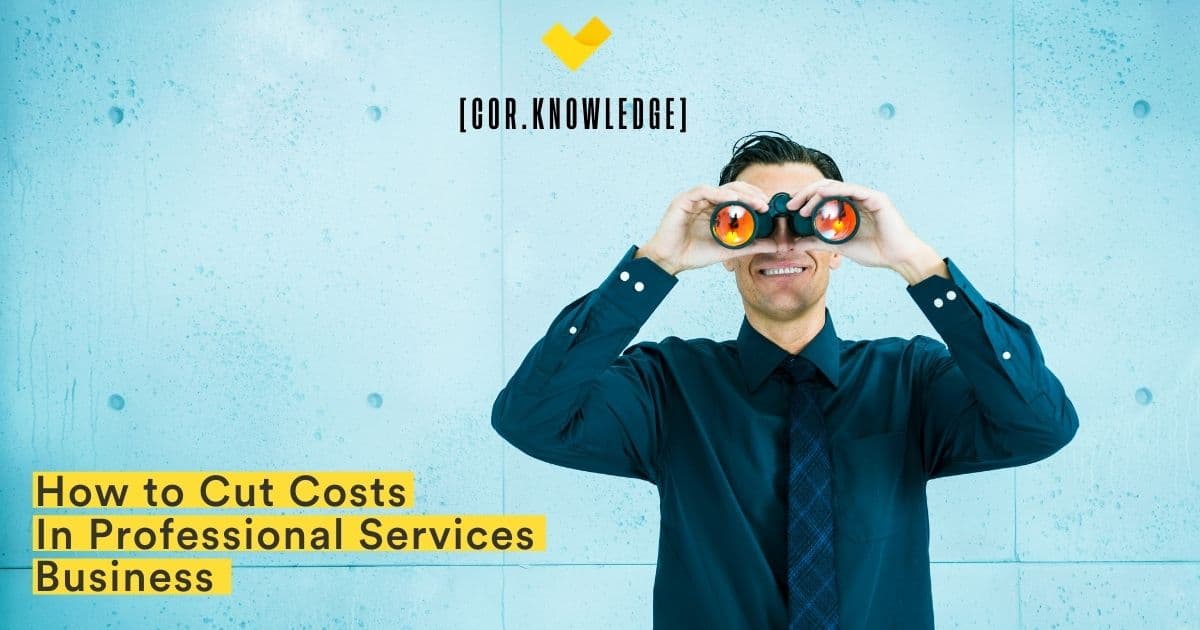 Cut Costs in Professional Services Business With This Best Practices