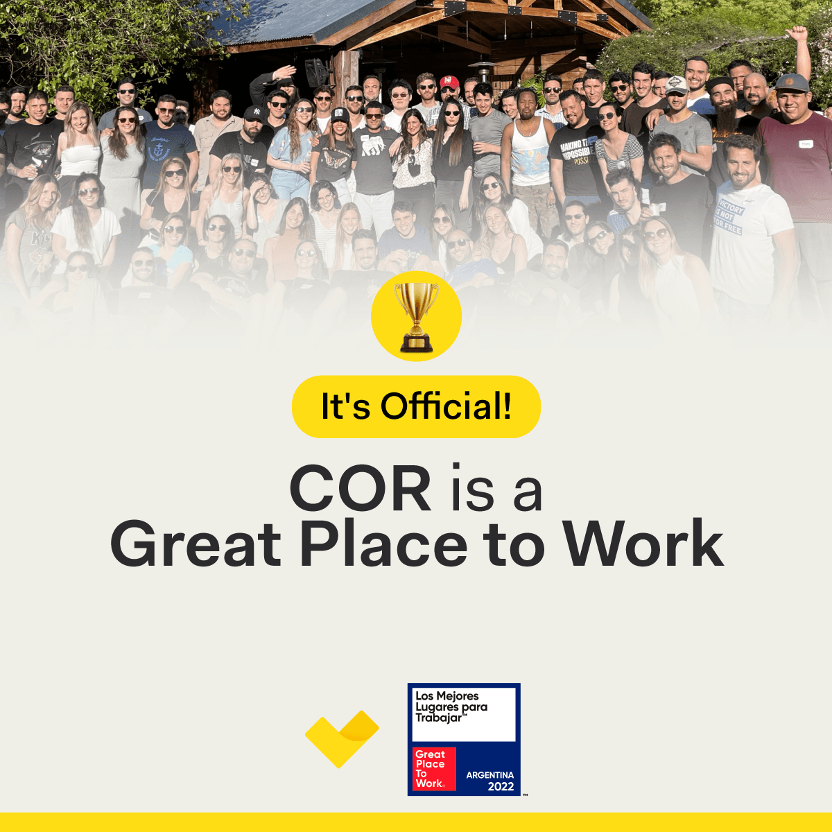 COR is Officially a Great Place to Work