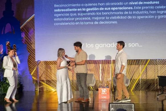 Entrega de premios en la edición 2025