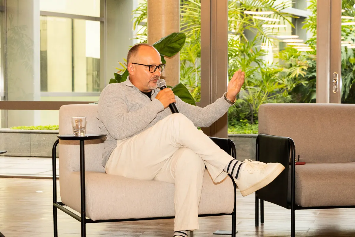 Birger Kamrath falando sobre modelos de precificação no Business Club